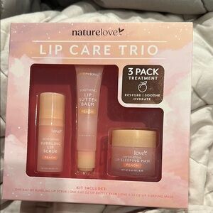 Lip Balm and Gloss Set in Pink and Peach